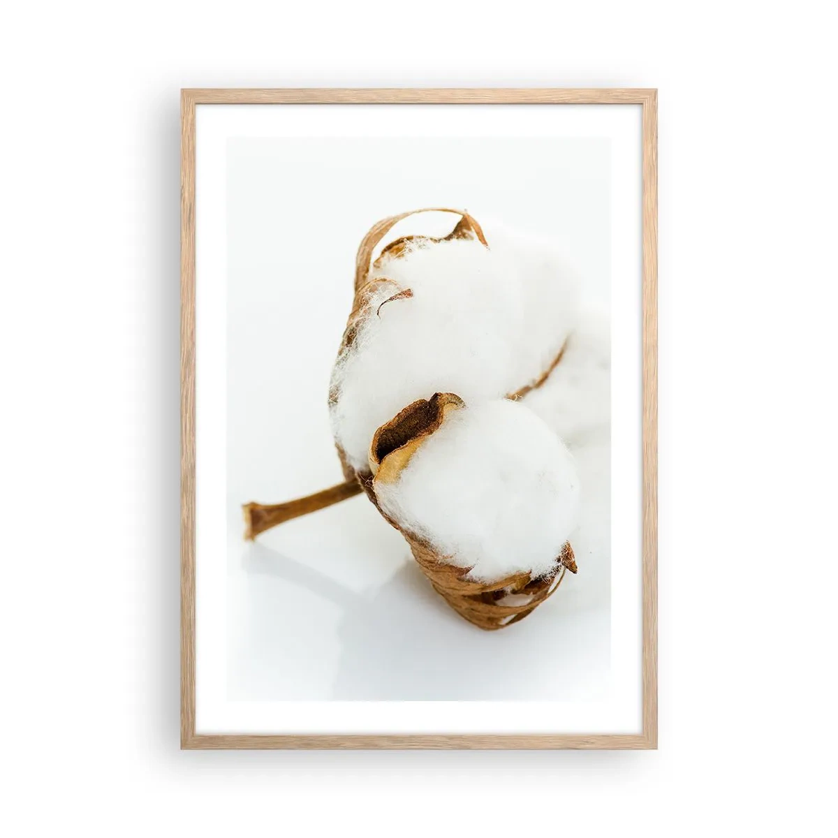 Affisch i ram av ljusek - Mjuk av naturen - 50x70 cm