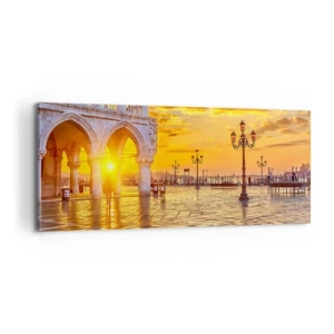 Canvastavla - Bild på duk - Var är alla? - 100x40 cm