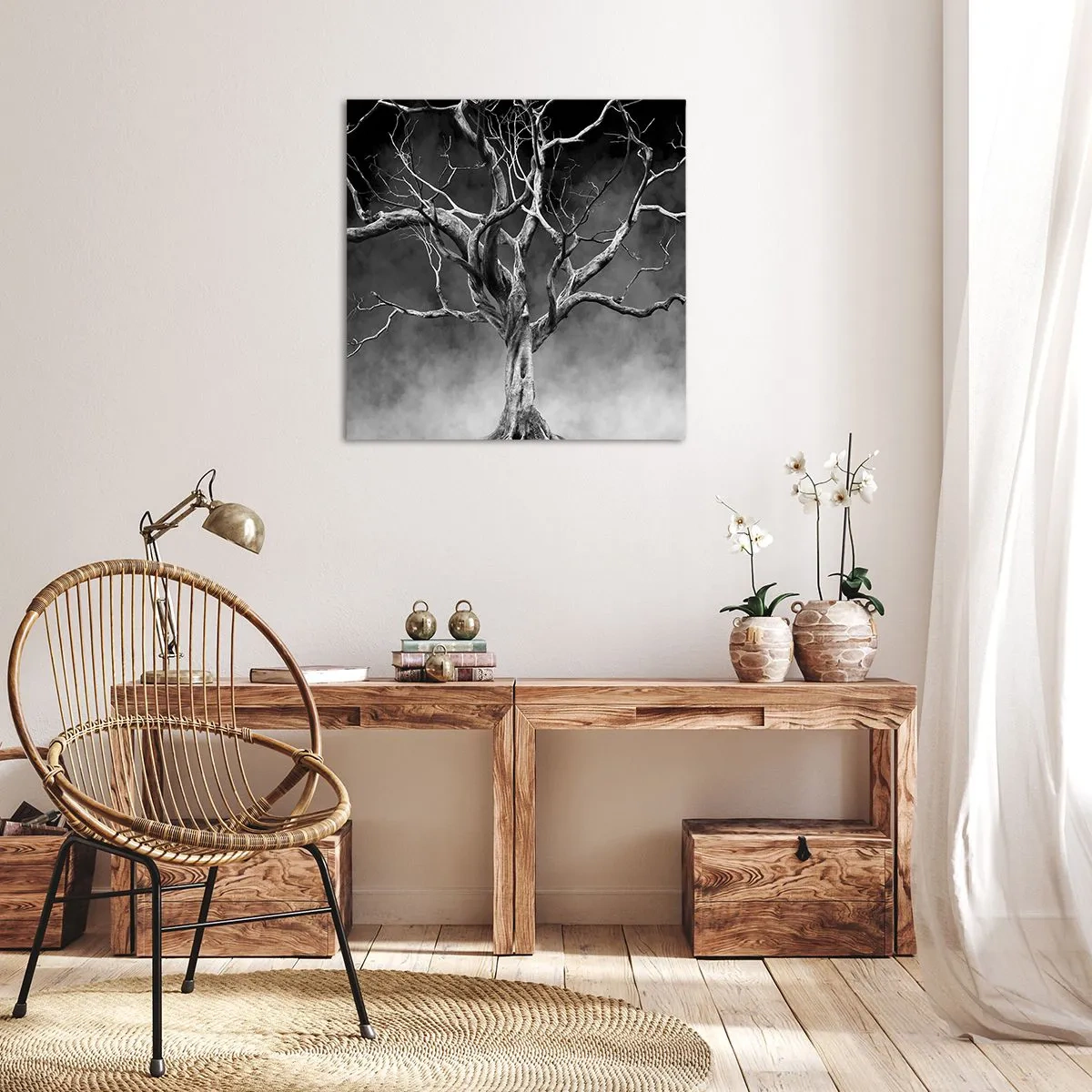 Canvastavla - Bild på duk - Ursprungligt och heligt - 30x30 cm