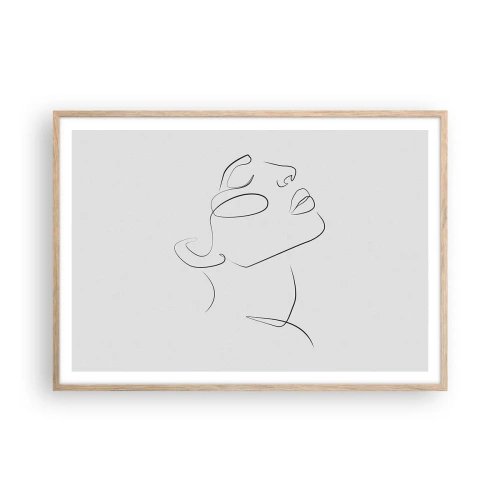 Affisch i ram av ljusek - Drömmens meander - 100x70 cm