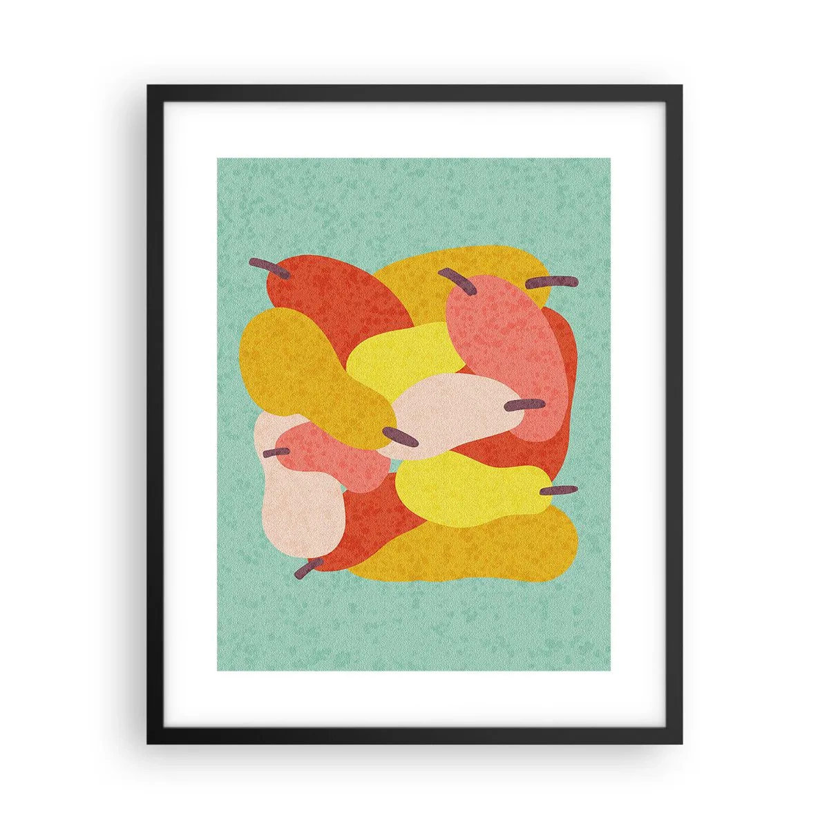 Affisch i svart ram - Smaka på sommarsolen - 40x50 cm