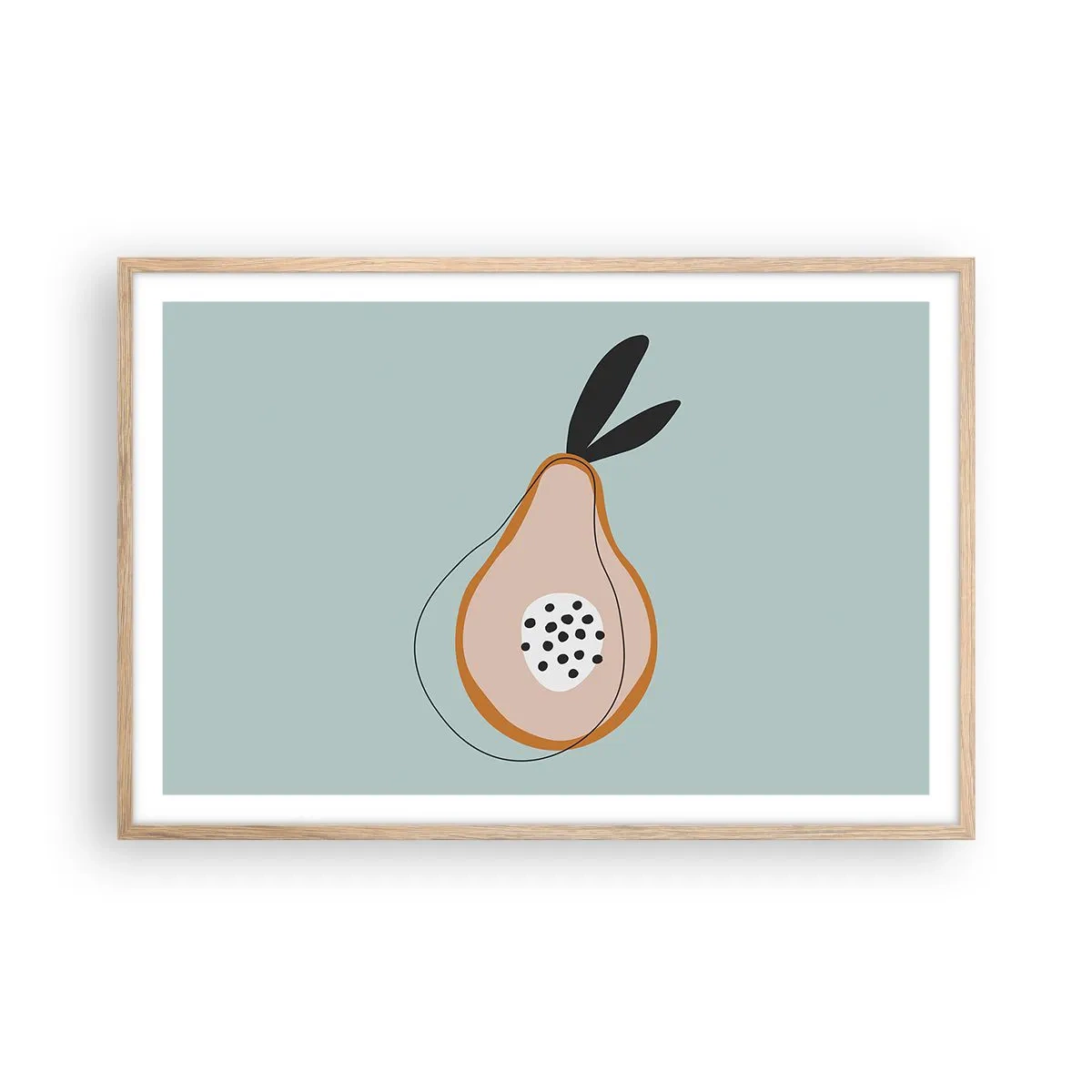 Affisch i ram av ljusek - Att tränga in i sakens natur - 91x61 cm