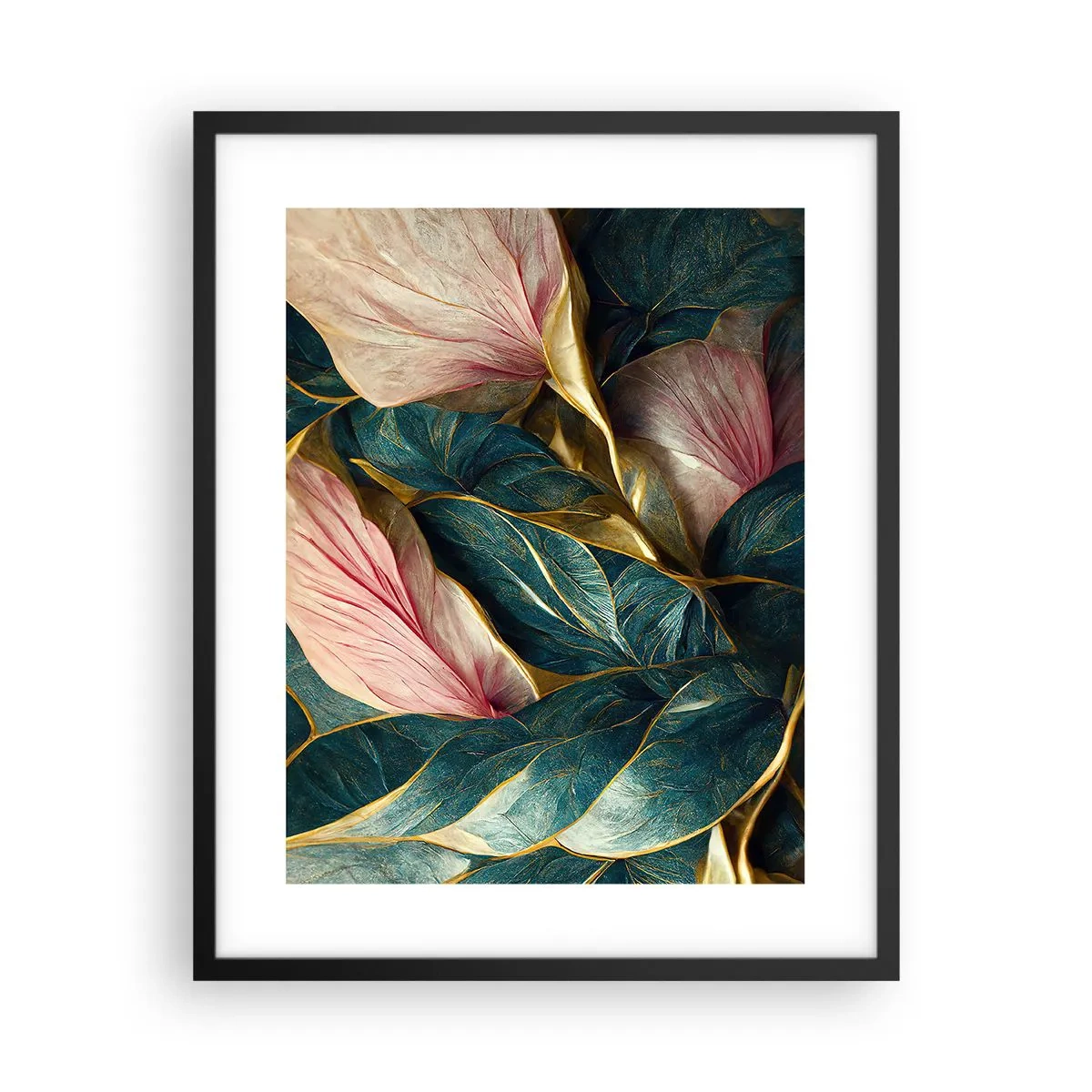 Affisch i svart ram - Naturlig elegans och stil - 40x50 cm