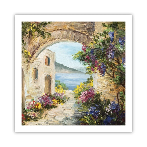 Affisch - Kustprovinsens charm - 60x60 cm