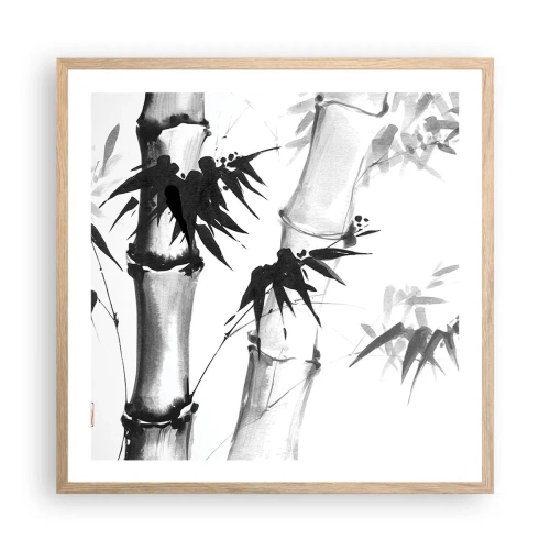 Affisch i ram av ljusek - Inzoomad orient - 60x60 cm