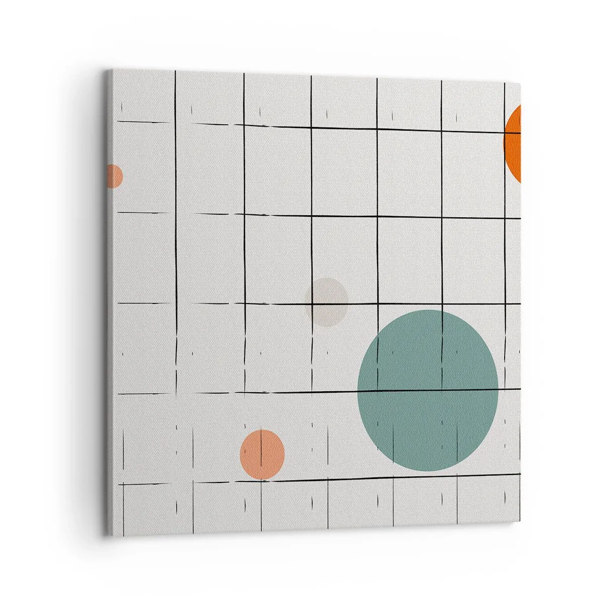 Canvastavla - Bild på duk - Fångade. Vi eller de? - 60x60 cm