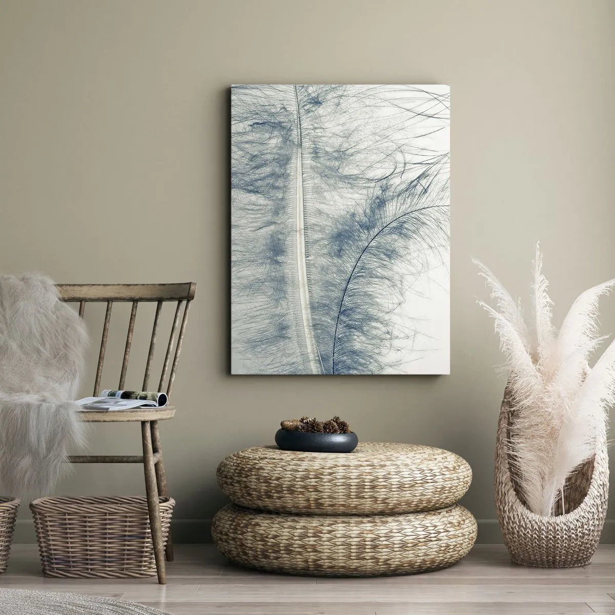 Canvastavla - Bild på duk - Naturens viskningar - 50x70 cm