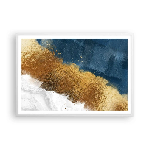 Affisch i vit ram - Sommarens färger - 100x70 cm