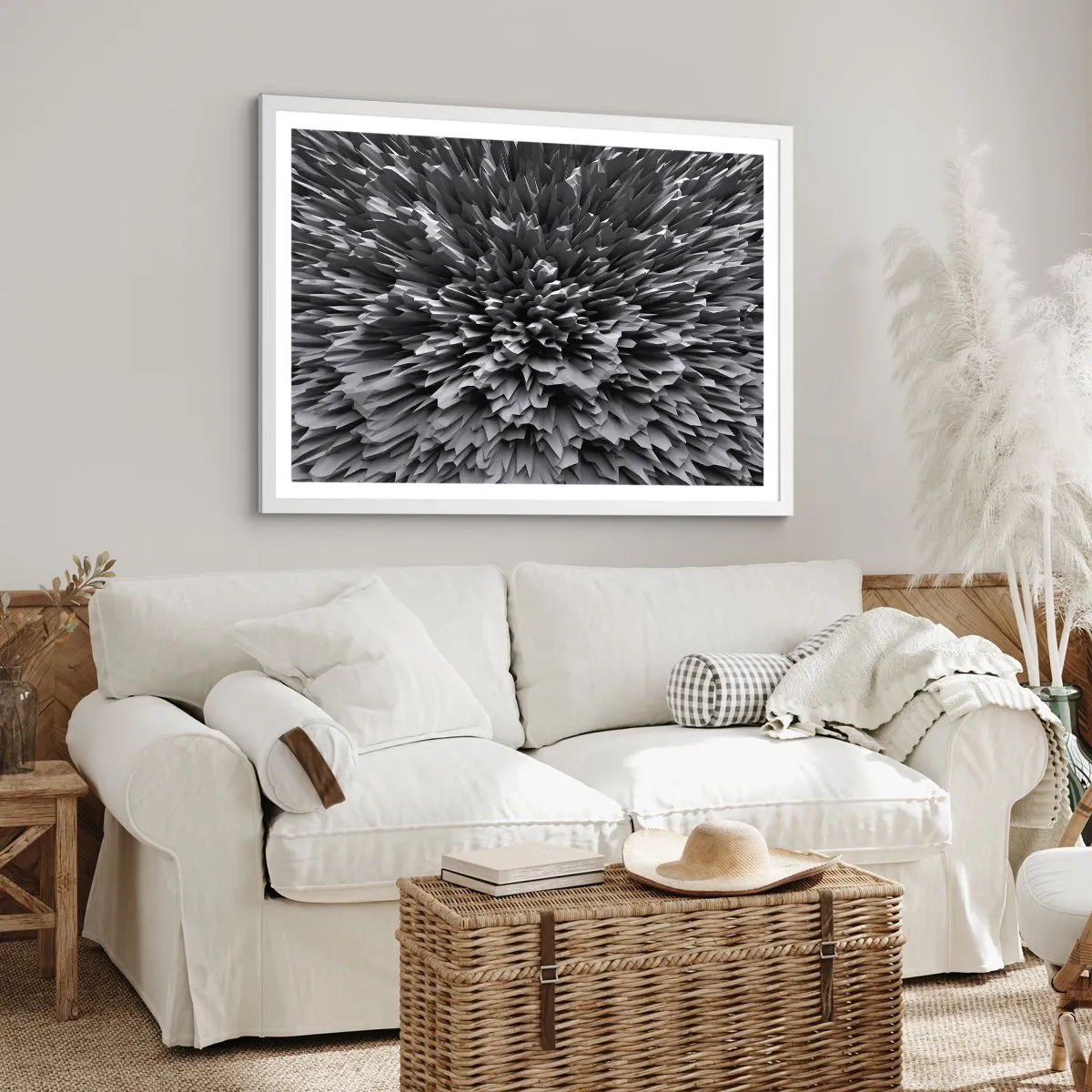 Affisch i vit ram - Det kan inte bli vassare än så här - 70x50 cm