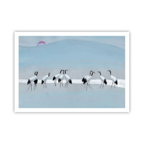 Affisch - Efter en het dag - 100x70 cm