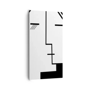 Canvastavla - Bild på duk - Bara en kyss - 65x120 cm