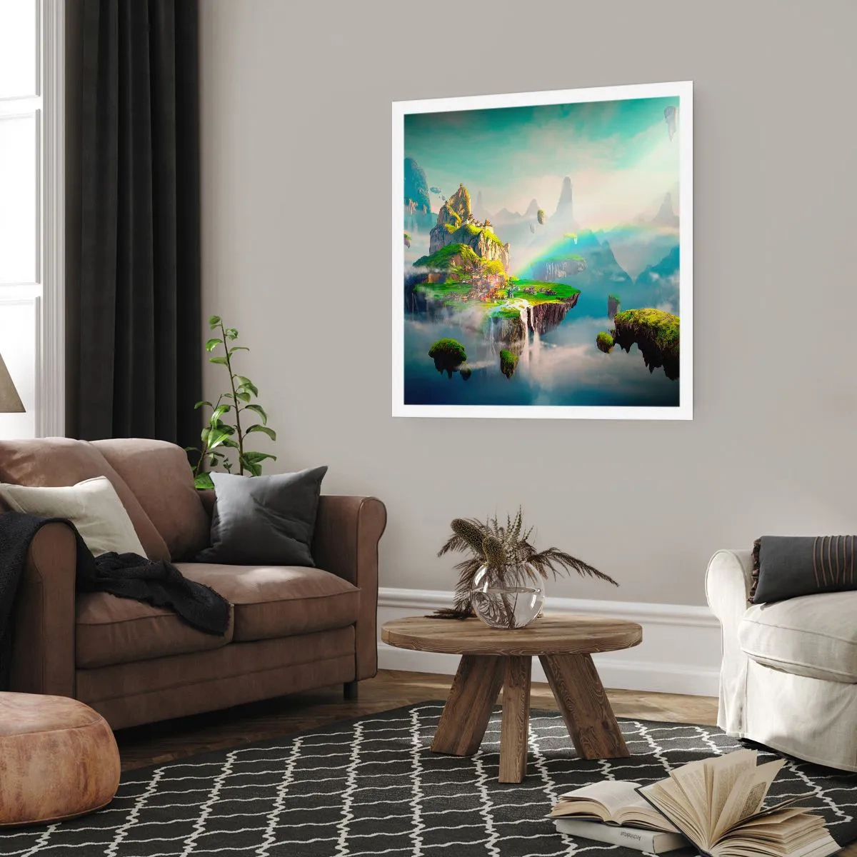 Affisch - Mellanhimmel - 40x40 cm