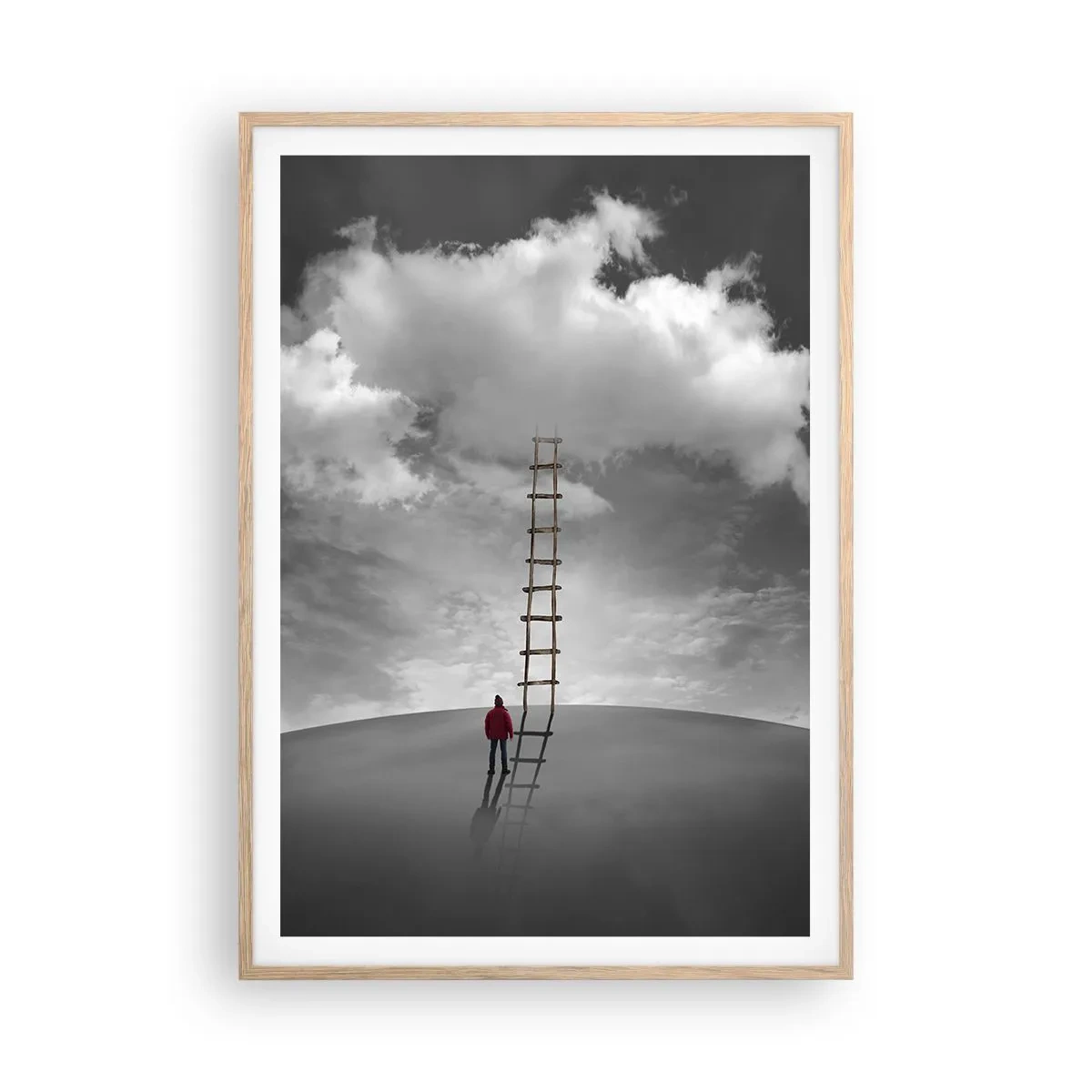 Affisch i ram av ljusek - Allt är möjligt - 70x100 cm