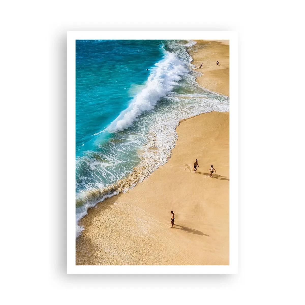 Affisch - Och sedan solen, stranden... - 70x100 cm