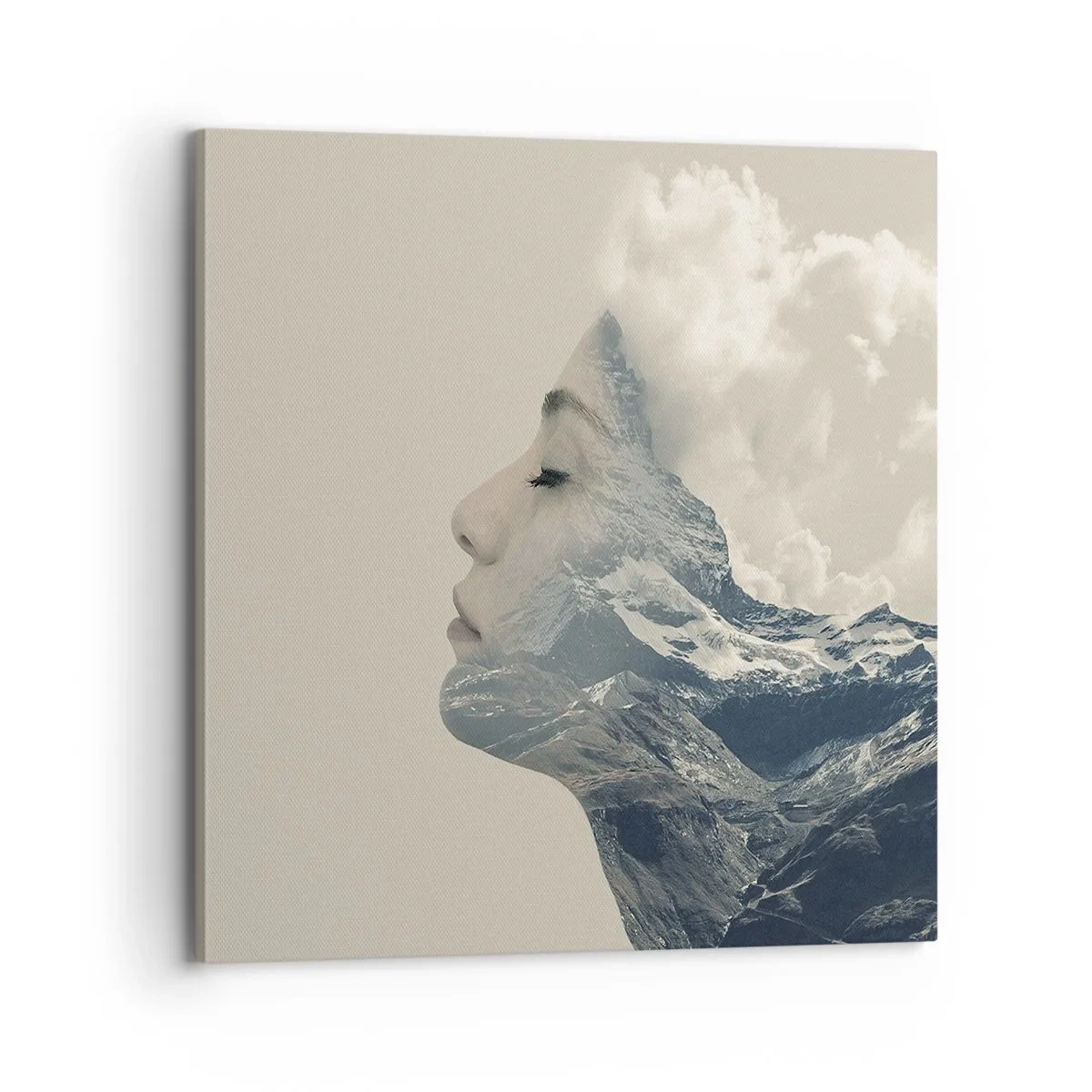 Canvastavla - Bild på duk - Elementens skönhet - 70x70 cm