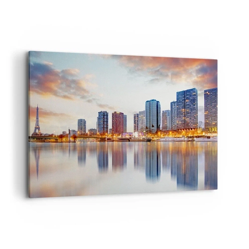 Canvastavla - Bild på duk - Paris monumentala lugn - 100x70 cm