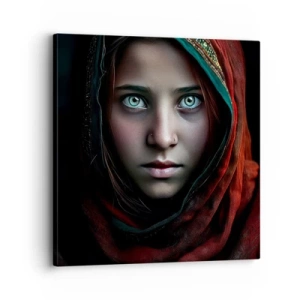 Canvastavla - Bild på duk - Östlig prinsessa - 30x30 cm