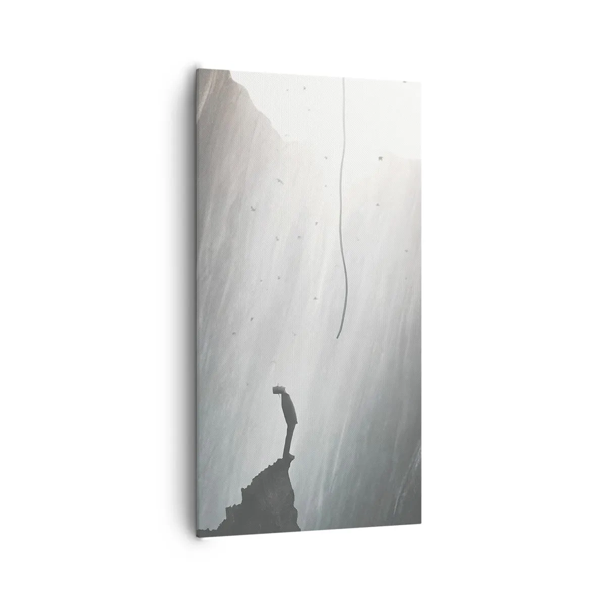 Canvastavla - Bild på duk - Det finns alltid en väg ut - 65x120 cm