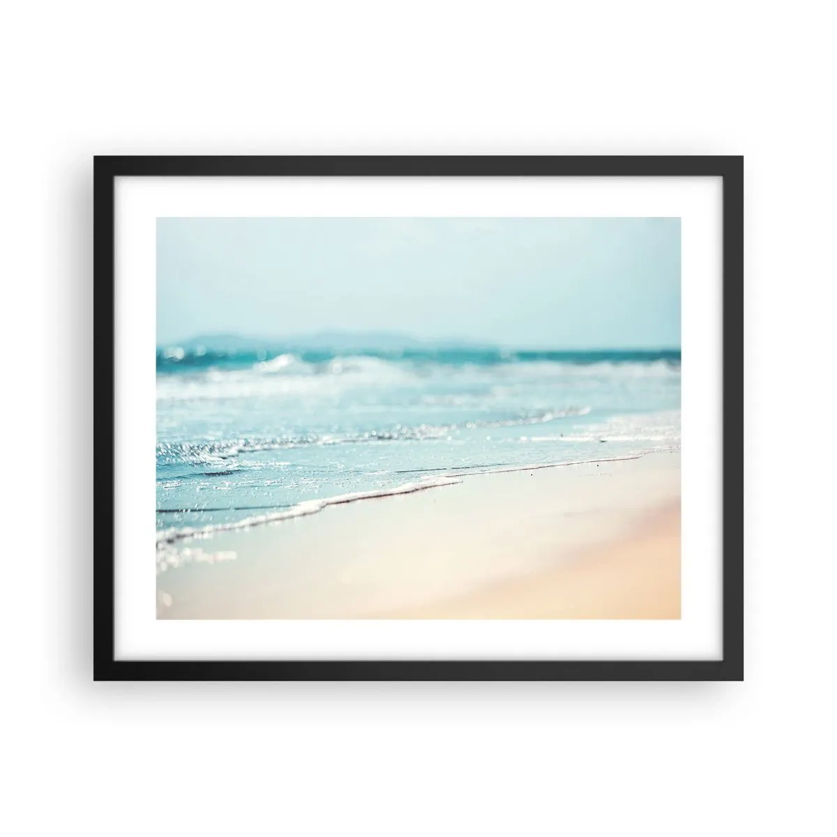 Affisch i svart ram - Värme och brus - 50x40 cm