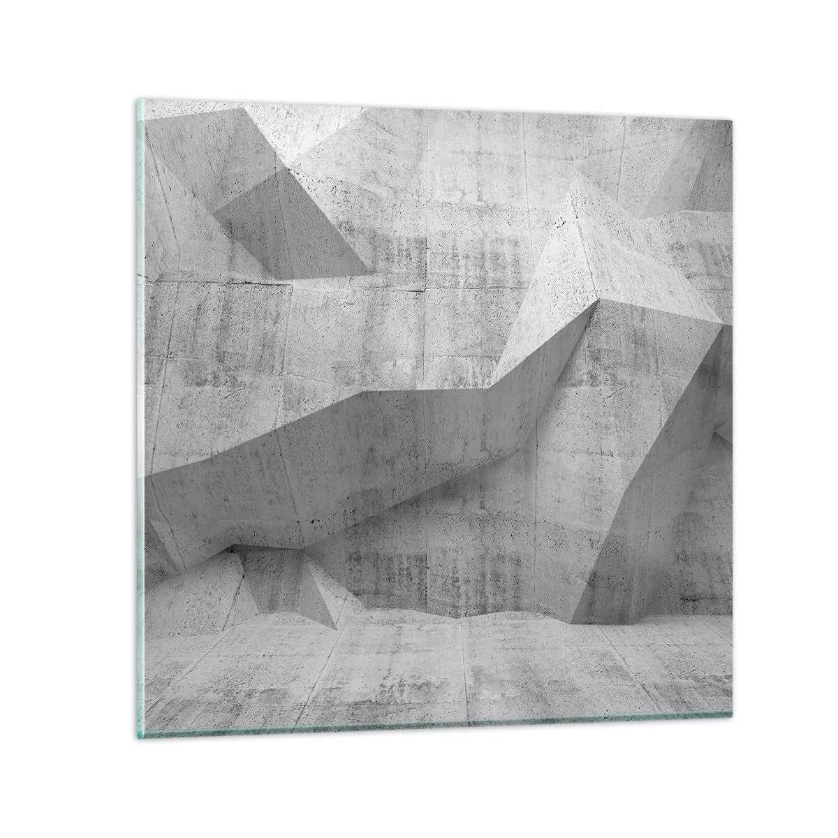 Glastavla - Bild på glas - En riktig utmaning - 40x40 cm