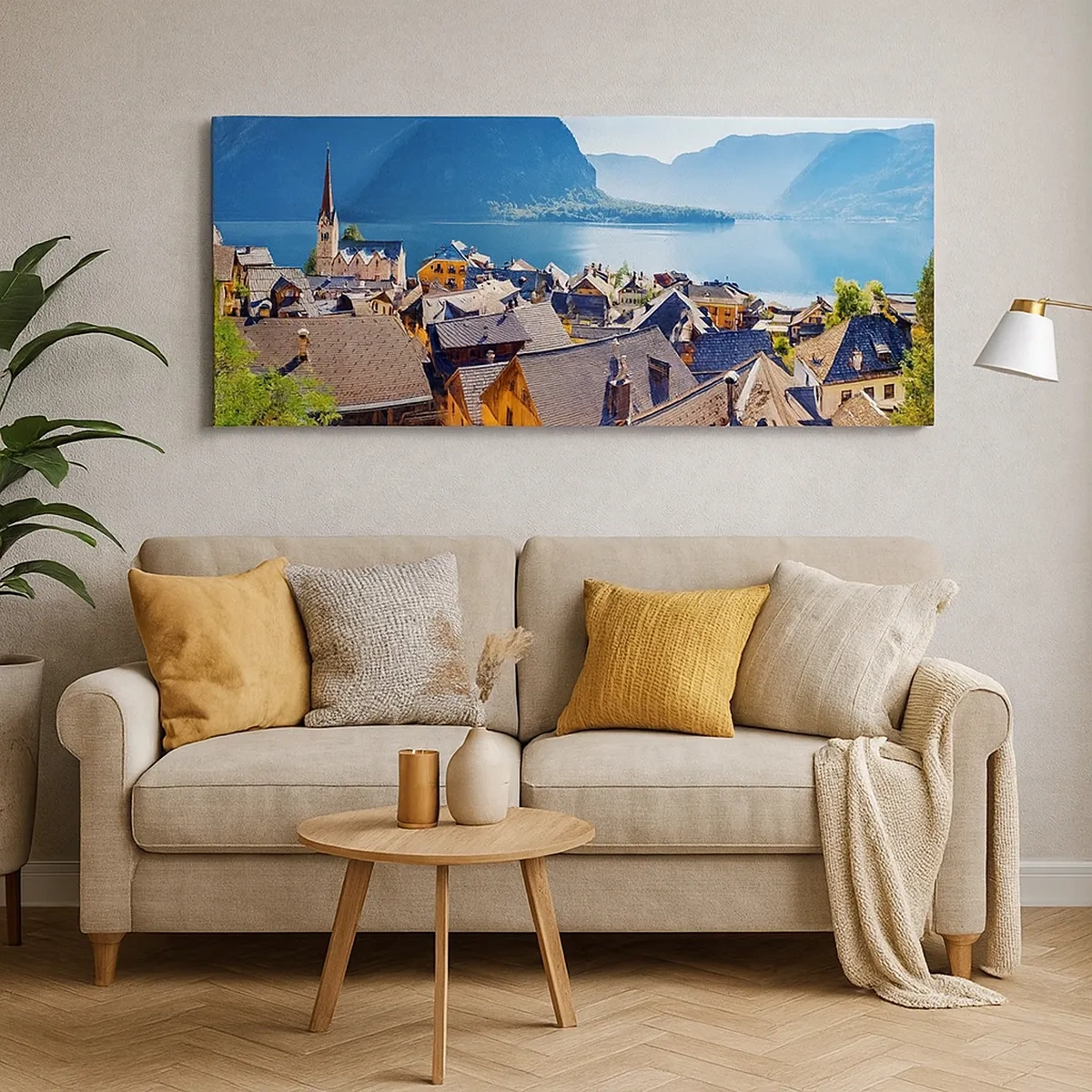 Canvastavla - Bild på duk - Mera pittoreskt blir det inte - 30x30 cm