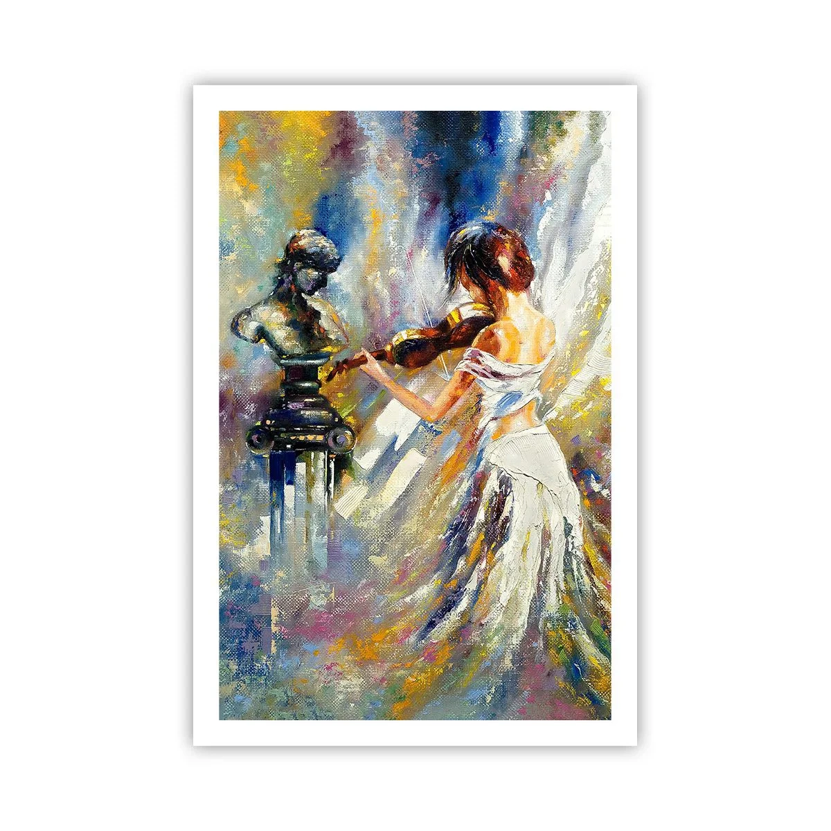 Affisch - Leva upp med känslan - 61x91 cm