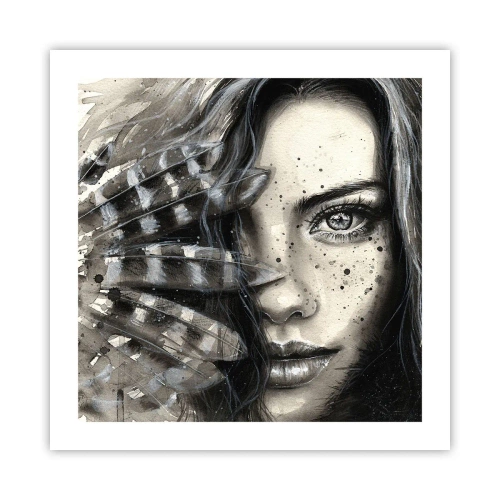 Affisch - Vild skönhet - 50x50 cm