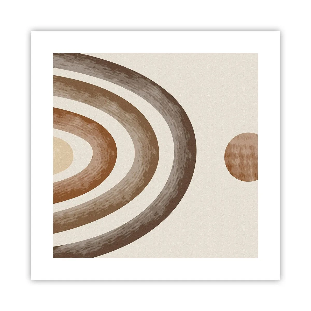 Affisch - I den avlägsna galaxen - 40x40 cm