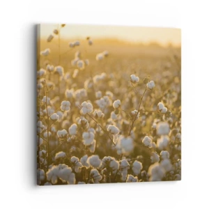 Canvastavla - Bild på duk - Fluffigt fält - 30x30 cm