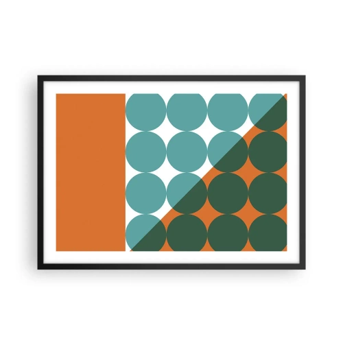 Affisch i svart ram - Uppåt och på diagonalen - 70x50 cm