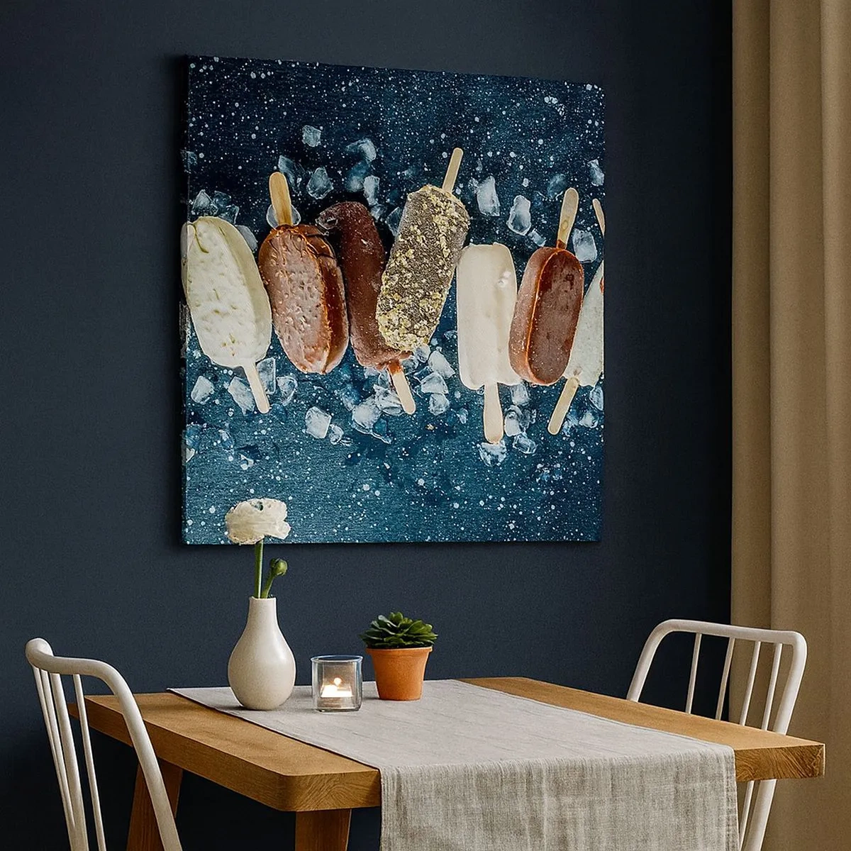 Canvastavla - Bild på duk - Smak av varm sommar - 30x30 cm