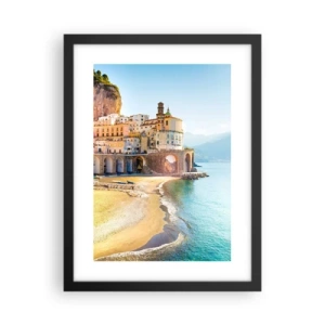 Affisch i svart ram - Stad utan motstycke - 30x40 cm