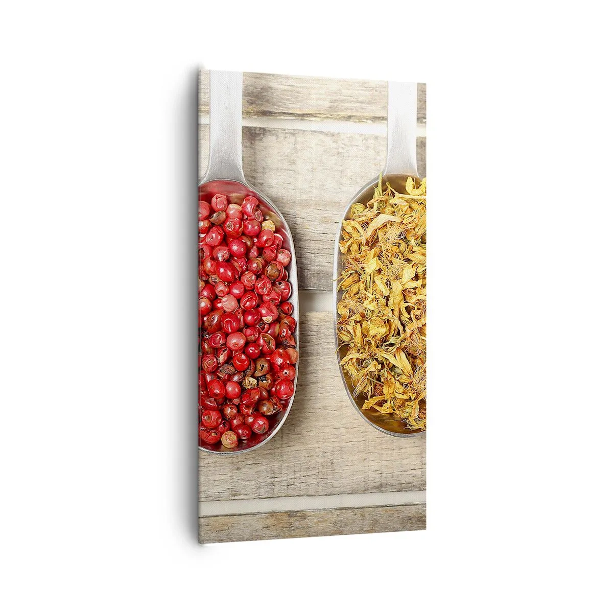 Canvastavla - Bild på duk - Köksmagi - 65x120 cm