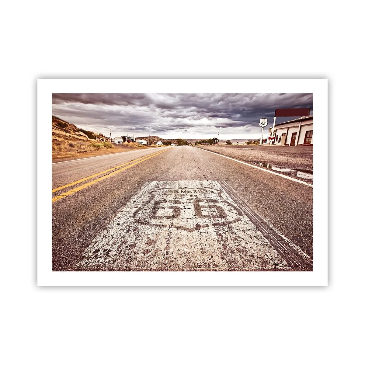 Affisch - Mother Road - amerikanska legenden - 70x50 cm
