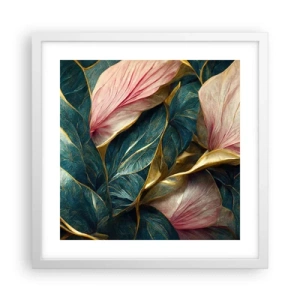 Affisch i vit ram - Naturlig elegans och stil - 40x40 cm