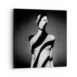 Canvastavla - Bild på duk - I skenet och i skuggan - 30x30 cm