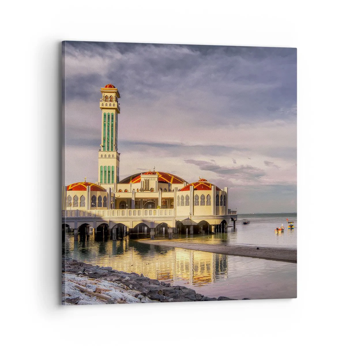 Canvastavla - Bild på duk - Naturens tempel - 70x70 cm