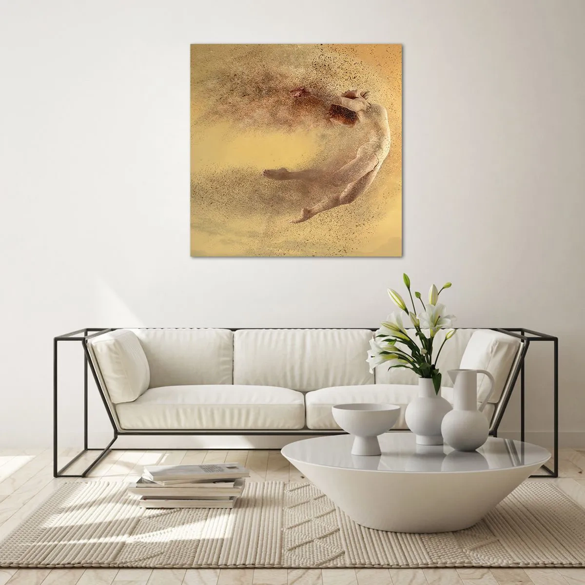 Glastavla - Bild på glas - Dansextas - 70x70 cm