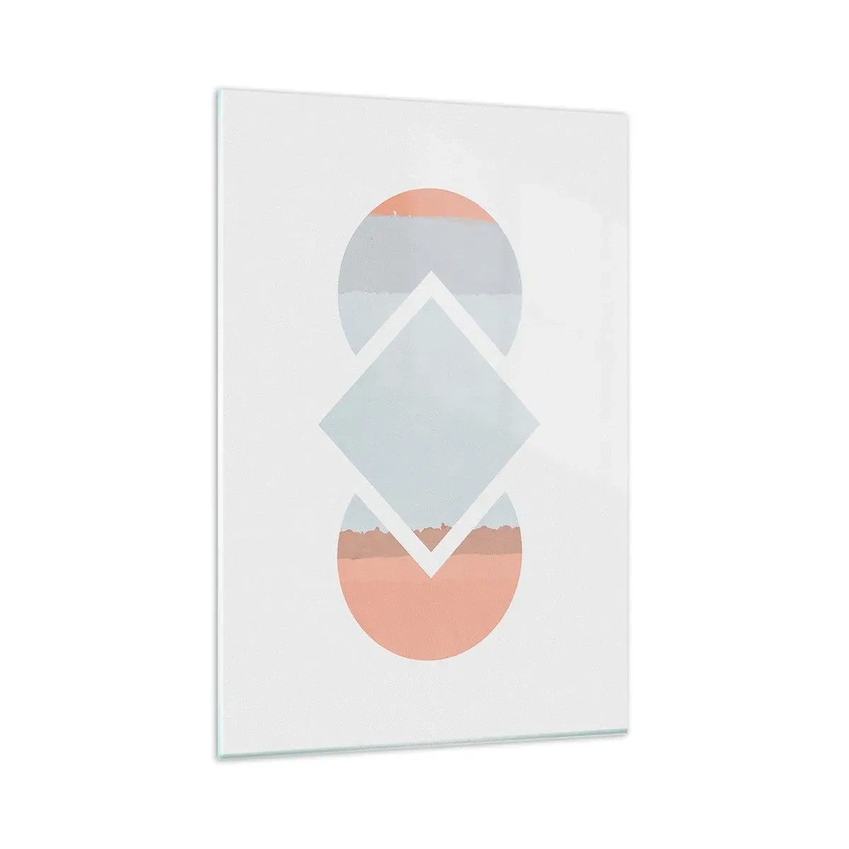 Glastavla - Bild på glas - Situationen är klar - 80x120 cm