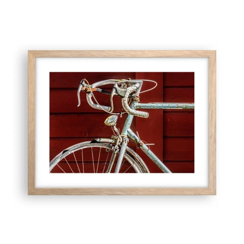 Affisch i ram av ljusek - Skapad för segrar - 40x30 cm