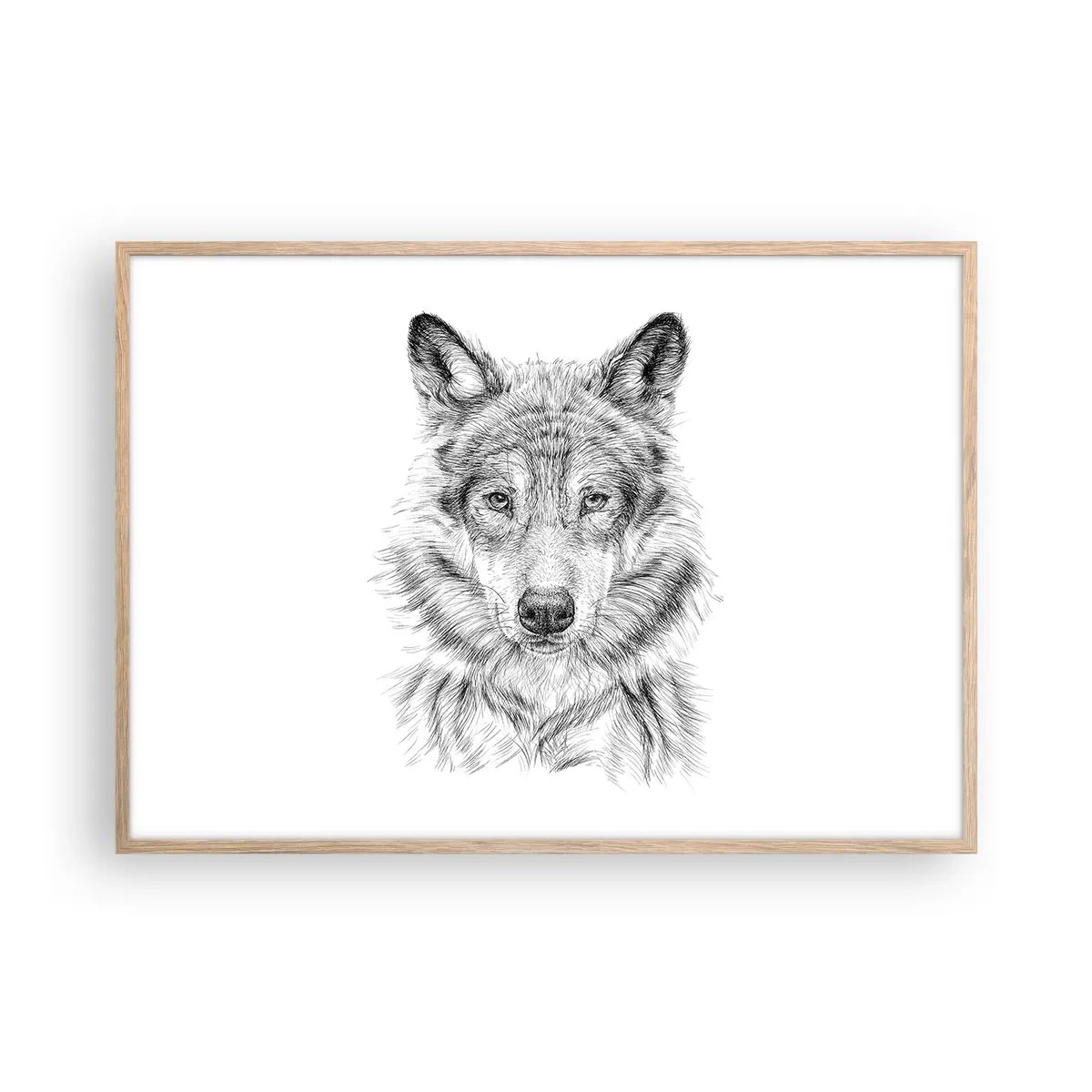 Affisch i ram av ljusek - En född ledare - 100x70 cm