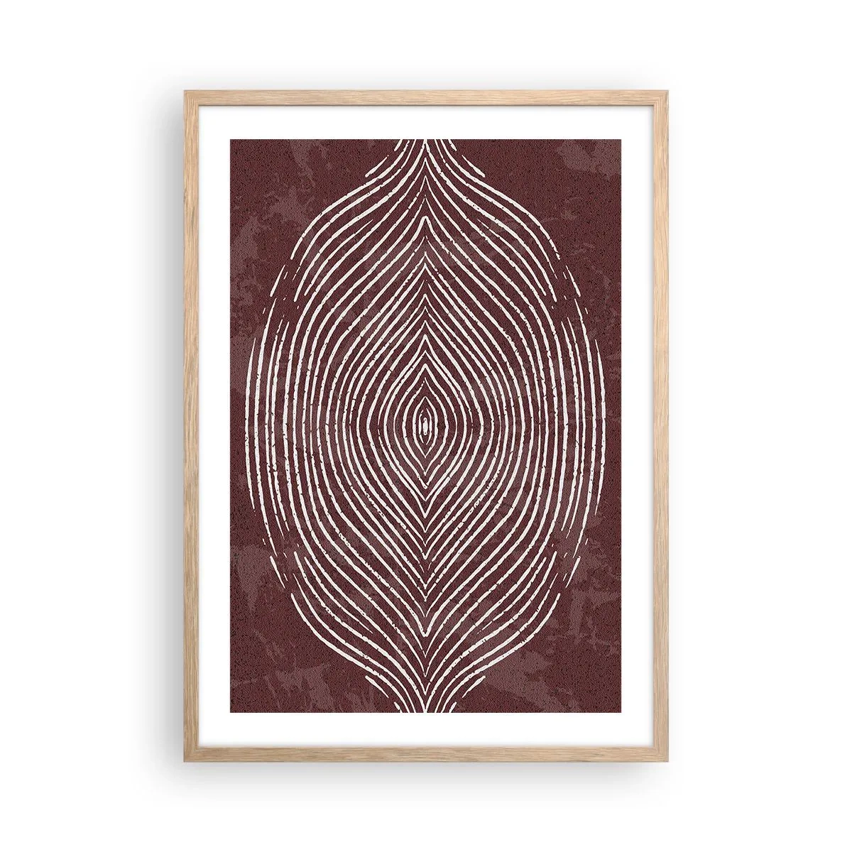 Affisch i ram av ljusek - Rymden talar - 50x70 cm