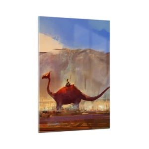 Glastavla - Bild på glas - Om de inte dött ut - 70x100 cm