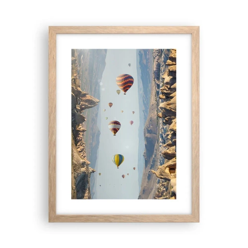 Affisch i ram av ljusek - Här är allt möjligt - 30x40 cm