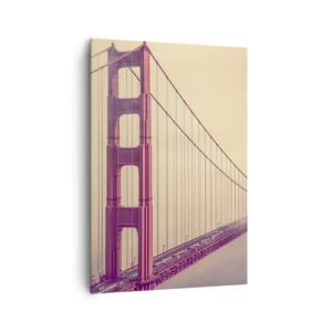 Canvastavla - Bild på duk - Mellan himlen och jorden - 70x100 cm