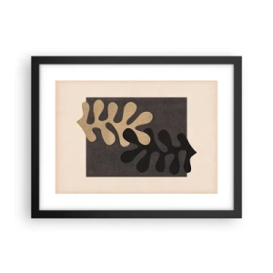 Affisch i svart ram - Brist och komplettering - 40x30 cm