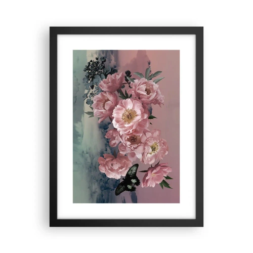 Affisch i svart ram - Romantikens höjdpunkt - 30x40 cm