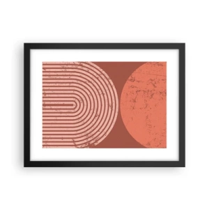Affisch i svart ram - Nära relation - 40x30 cm
