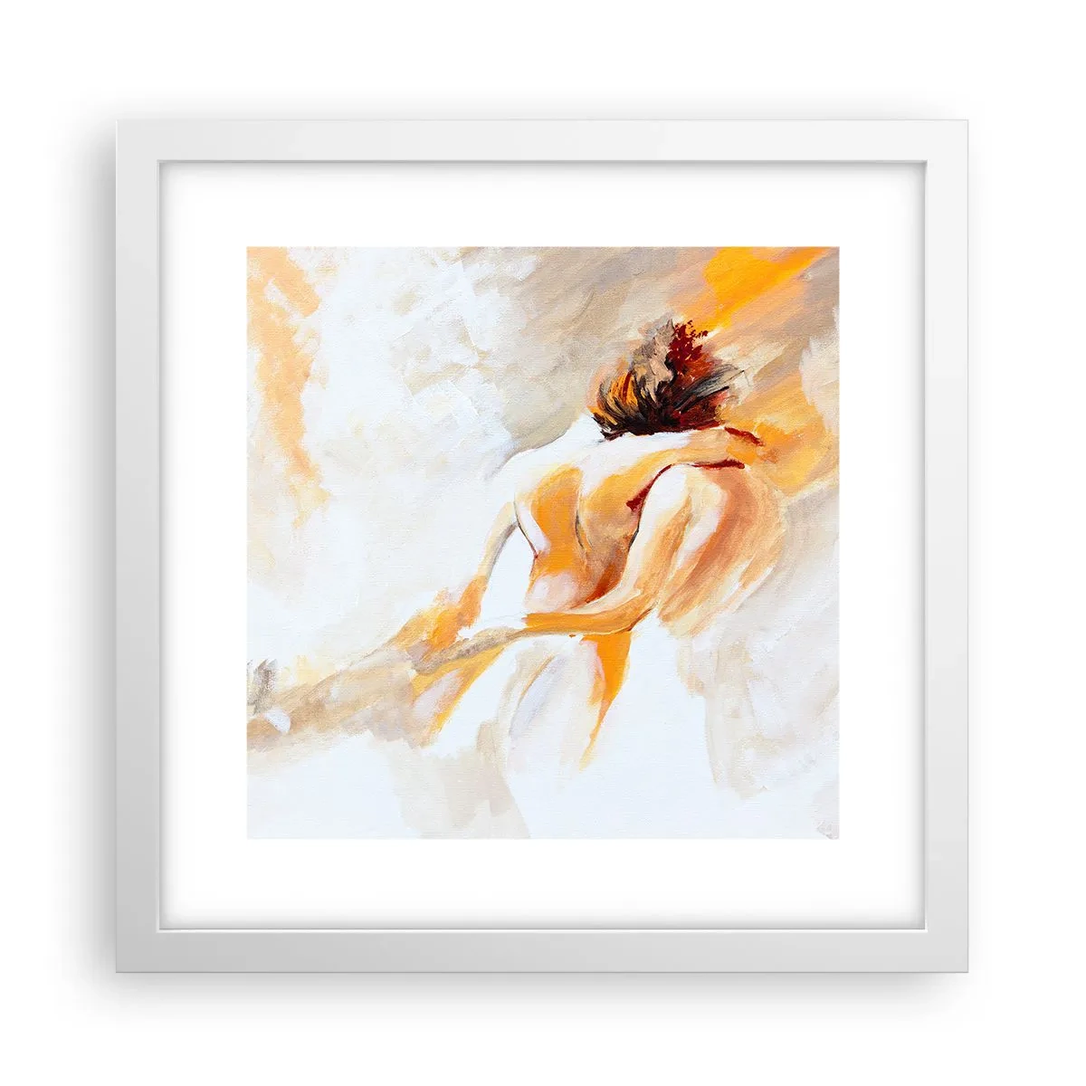 Affisch i vit ram - I närhetens himmel - 30x30 cm