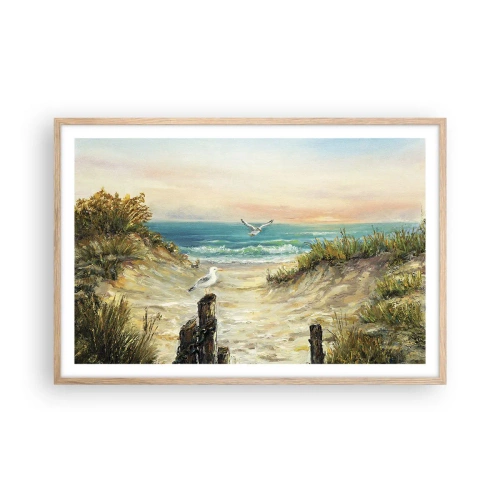 Affisch i ram av ljusek - Vindstilla - 91x61 cm